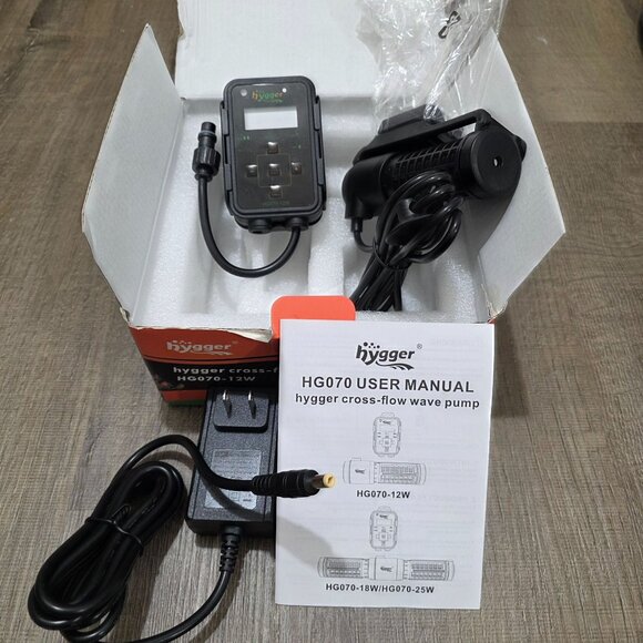 Hygger HG070-12W Cross-Flow Wave Pump for Aquariums Up to 60 Gallon – Open Box - Picture 5 of 11